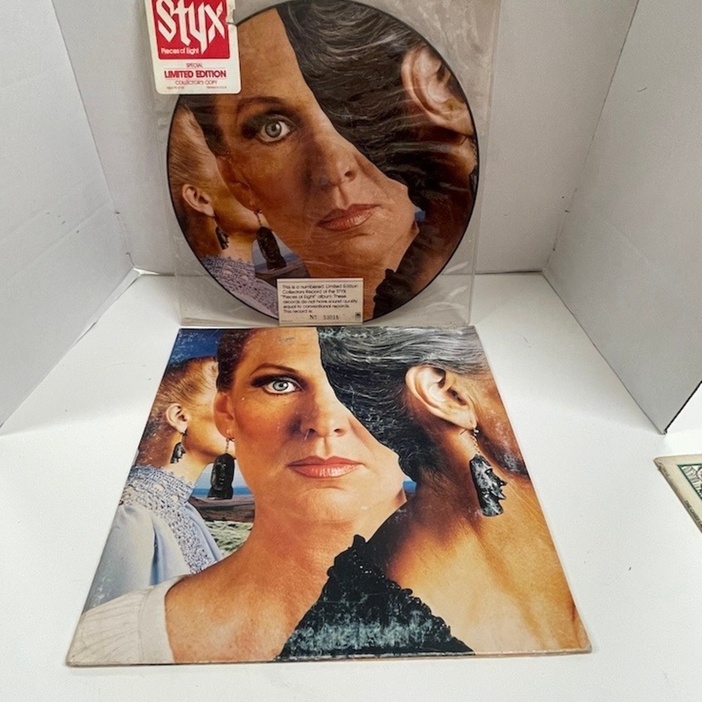 Styx Pieces of Eight Vinyl Record Lot - Picture Disc #53015 Plus Regular LP